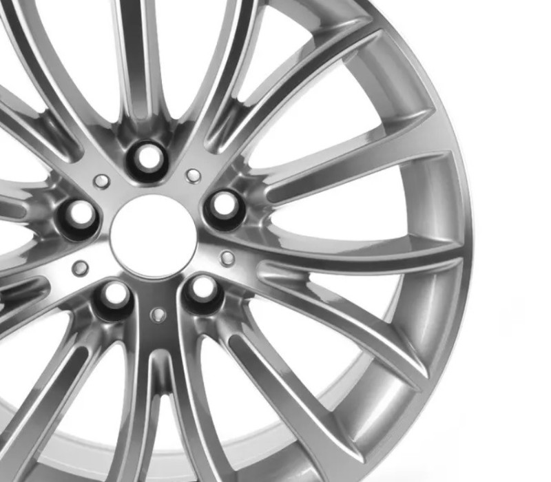 Jante 18" rayons polie brillant multiples style 454 pour BMW Série 5 F10 F11