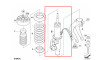Amortisseur AVANT (côté au choix) pour BMW X6 E71 E71M