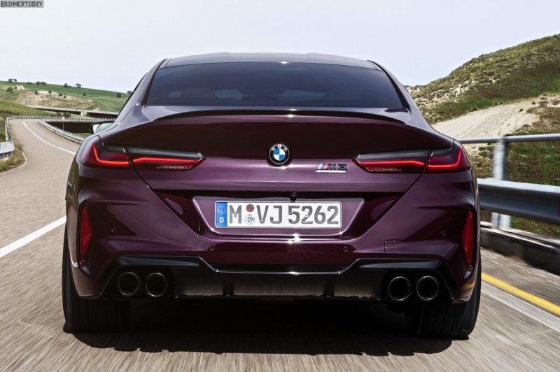 Becquet arrière en carbone (inclus Ruban adhésif) BMW M Performance pour BMW Série 8 G16 Gran Coupé et M8 F93