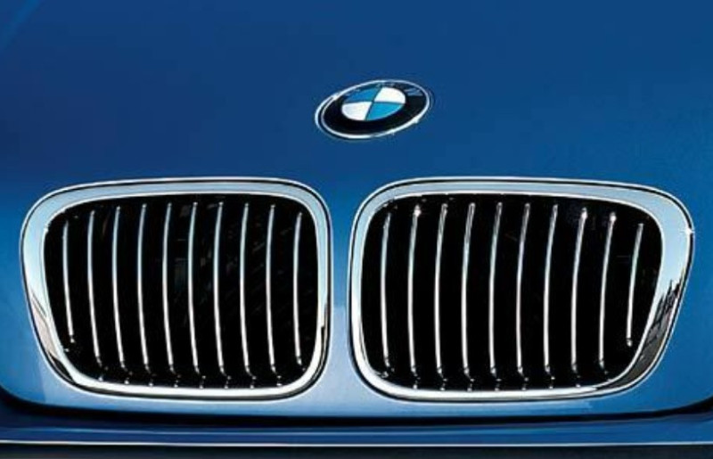 Paire grilles calandre chromées BMW Série 3 E46 Berline Touring Coupé Compact