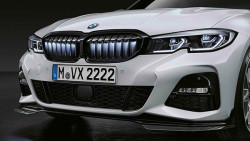 Grilles de calandres éclairées Iconic Glow (Shadow-Line) "M Performance" pour BMW Série 3 G20 G21