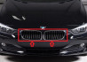 Grilles de calandre Finition Luxury (jeu de 2) pour BMW Série 3 F30 F31