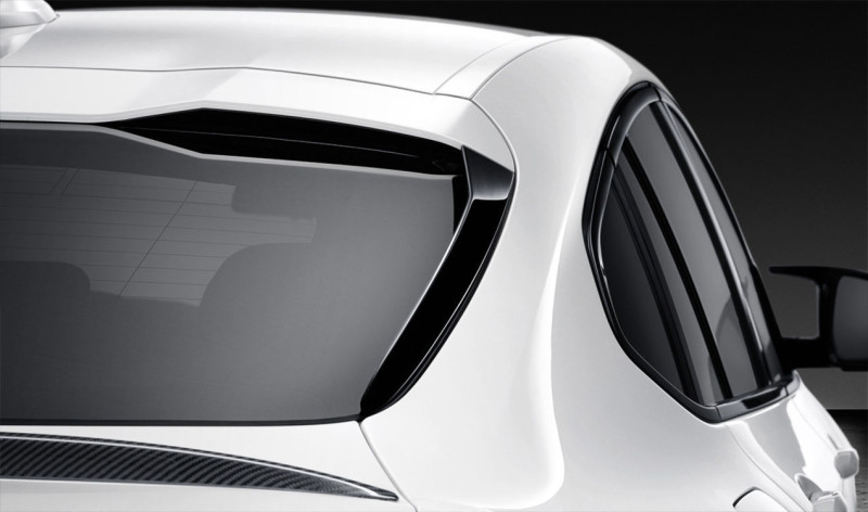 Ailerons arrière noir brillant gauche/droite (M Performance) pour BMW X4 G02