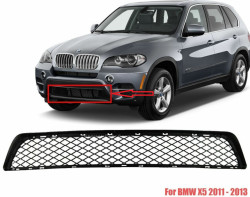 Grille médiane inférieure NOIRE pare-chocs avant pour BMW X5 E70