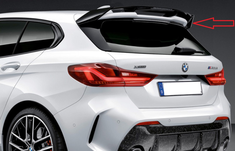 Becquet arrière noir brillant M PERFORMANCE pour BMW Série 1 F40