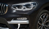 Baguette de protection latérale finition XLINE de pare-chocs avant pour BMW X3 G01
