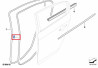 Joint de porte arrière (coté au choix) pour BMW Série 3 E90