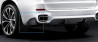 Déflecteurs latéraux arrière carbone gauche et droit (M Performance) pour BMW X5 F15