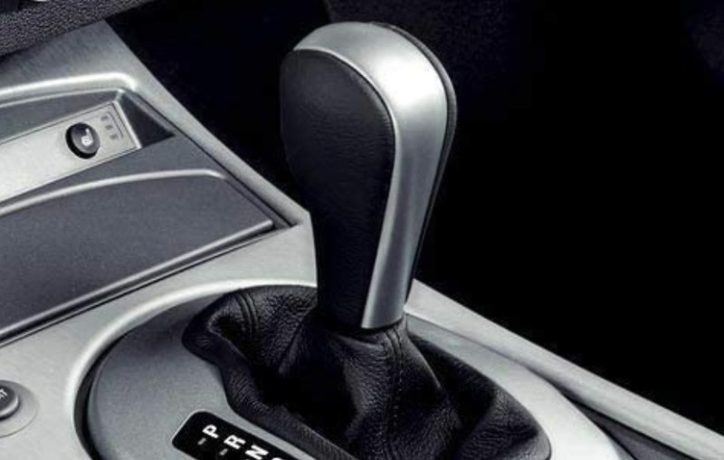 Pommeau de levier de vitesses boite automatique BMW gainé cuir avec insert décoratif chromé pour BMW Z4 E85 E86