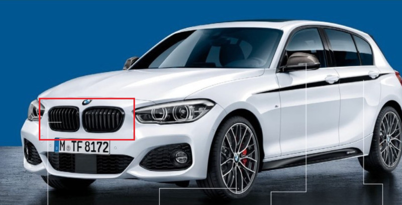 Grilles calandre BMW Performance pour BMW Série 1 F20 F21 phase 2 LCI (après 2015)