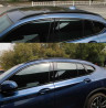 Rails de toit (X2) Glanzschwarz Shadow-line en aluminium satiné BMW X4 G02