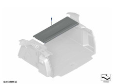 Plage arrière pour BMW X4 M F98