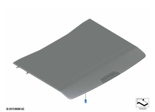 Plage arrière pour BMW X6 G06