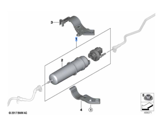 Filtre à carburant avec chauffage pour BMW Série 4 G22 G23
