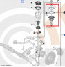Kit réparation palier-support amortisseur avant pour BMW Série 3 E90 E91 E92 E93