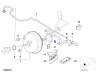 Joint de servo frein à dépression pour BMW X5 E53