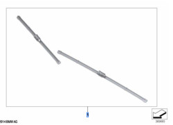 Balais d'essuie-glace avant pour BMW Série 1 F20 F21