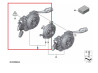 Unité interrupteur colonne de direction pour BMW Série 3 E90 E91 E92 E93