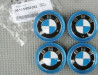 Cache-moyeu avec anneau bleu (BMW i) pour jante alliage BMW i3 et i8