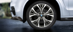 Jante 21" style 627 à rayons en Y, bicolores « Ceriumgrey », polies pour BMW X6 F16