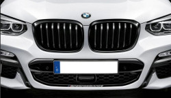 Grilles de calandre BMW noires brillantes finition M Sport pour BMW X3 G01