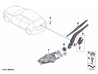 Cache de bras d'essuie-glace arrière pour BMW Série 1 F20 F21