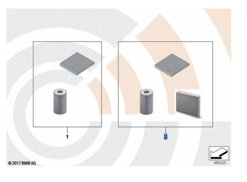 Kit service inspection BMW X3 F25