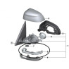 Clignotant additionnel de rétroviseur extérieur pour BMW X3 G01 X4 G02