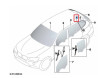 Vitre latéral fixe, arrière (coté au choix) pour BMW Série X3 F25