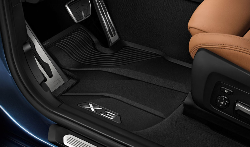 jeu de tapis de sol tout temps (jeu de 4 tapis) pour BMW X3 G01