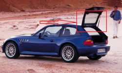 Vérins / amortisseurs pneumatiques (X2) de coffre arrière pour BMW Z3 E36 Coupé