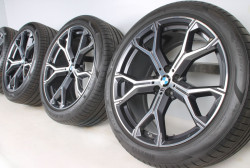 Roues complètes été 21" style 741M pour BMW X6 G06