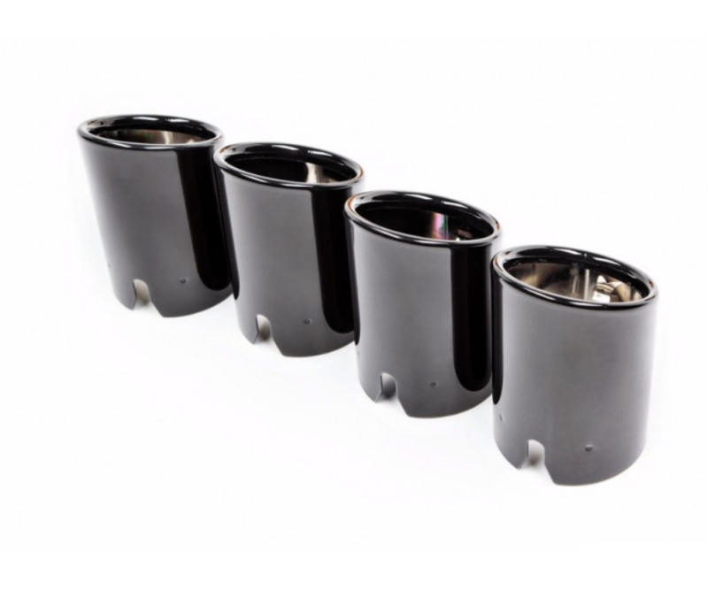 Embouts d'échappements NOIRS BRILLANTS (X4) BMW M4 F82 F83 M3 F80