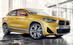 Cache de rétroviseur extérieur en apprêt (coté au choix) pour BMW X2 F39