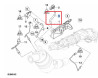 Tuyau filtre particule / capteur de pression de gaz d'échappement - BMW X1 E84