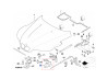 Partie inférieure de fermeture de capot moteur - BMW Z3 E36