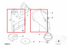 Etriers d'appui gauche et droit - suspension moteur pour BMW Z4 E85 E86