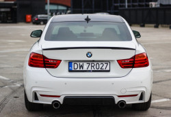Becquet arrière noir mat BMW Performance pour BMW Série 4 Coupé F32