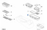 Vide poche de console centrale pour BMW Série 3 E46