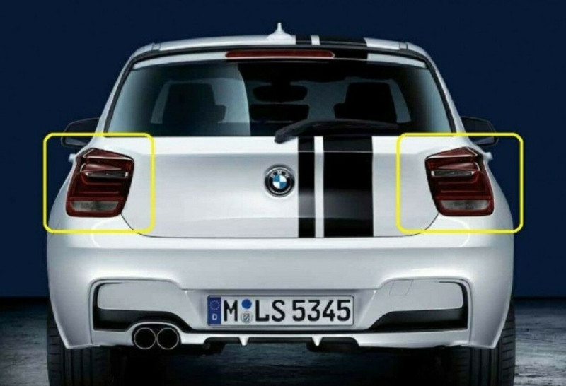 Feux blocs optiques arrière Black-Line pour BMW Série 1 F20 F21 avant 2015 (les deux blocs)