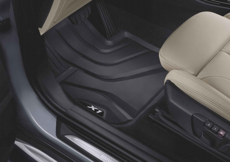 Jeu de tapis de sol tout temps AVANT et ARRIERE BMW X1 F48