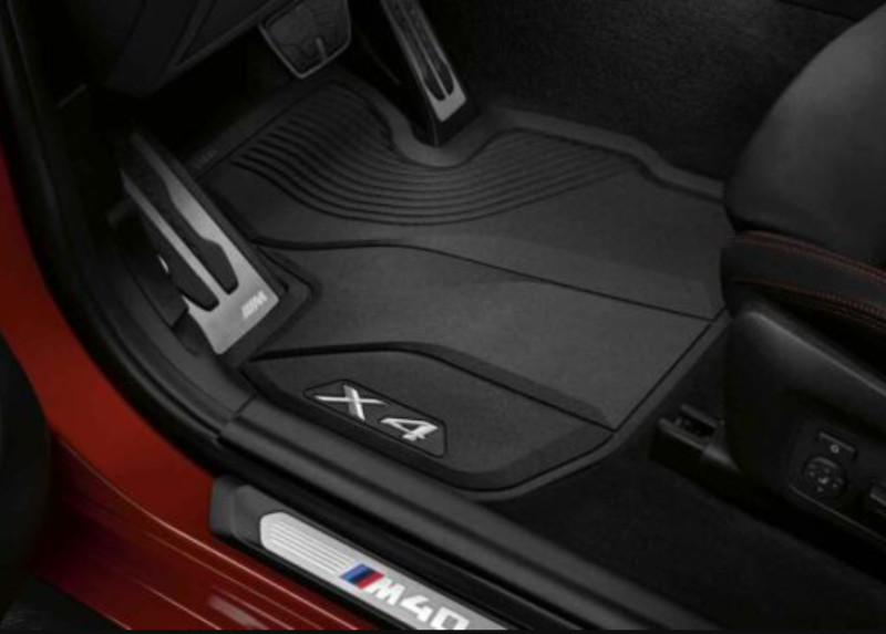 Jeu de tapis de sol tout temps "baquet" (jeu de 4 tapis) pour BMW X4 G02