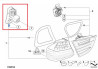 Porte-lampe de feux arrière latéral (coté au choix) pour BMW Série 3 E91 Touring