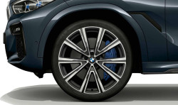 Jante 22" en alliage léger à rayons en V style 746l pour BMW X5 G05
