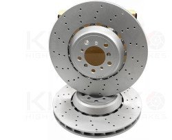 Disques de frein AVANT perforés pour BMW M4 F82 Coupé F83 Cabriolet