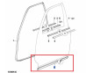 Joint de porte/entrée avant (coté au choix) BMW Série 5 E34