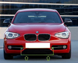 Grille d'entrée d'air médiane BMW Série 1 F20 F21 phase 1 (avant 2015)