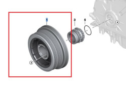 Amortisseur de vibrations pour BMW X5 E70
