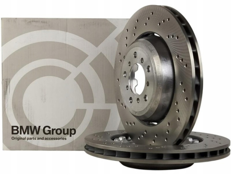 Disques de freins perforés et ventilés AVANT droit et gauche pour BMW M3 E92 E93