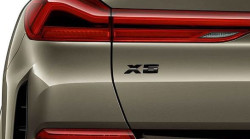 Logo de coffre Noir BMW X6 G06